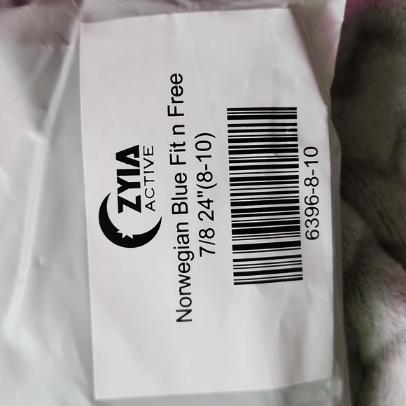 Zyia Active Norwegian Blue Fit n Free 7/8 24" (8-10) #6396 - Picture 2 of 8